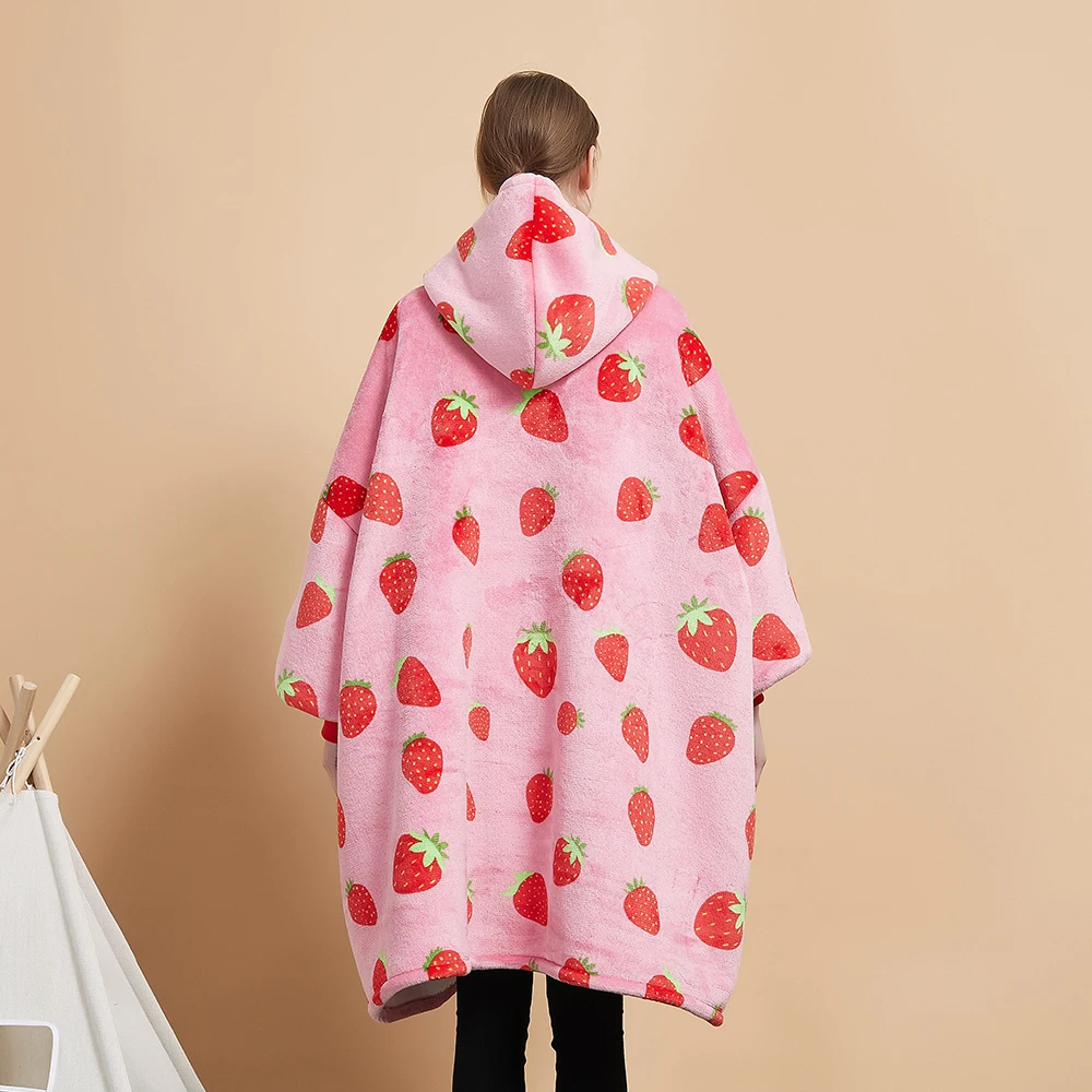 Oversized Hoodie Sweatshirt Blanket,Super Soft Warm Comfortable Blanket Hoodie,Suitable for Women and Men