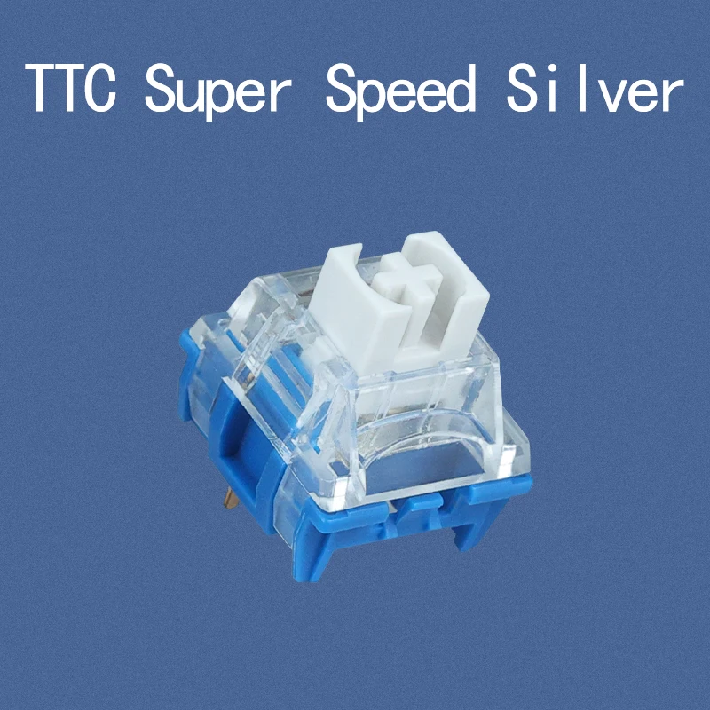 

TTC Speed Silver Switch Quick Silver Linear switch for game Mechanical Keyboard 45g 3pin MX switches