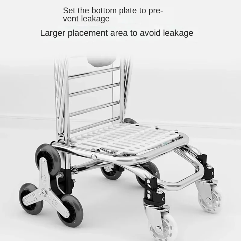 Vegetable Shopping Cart, Household Portable Foldable Hand Cart, Elderly Small Cart, Supermarket Shopping,portable Cart