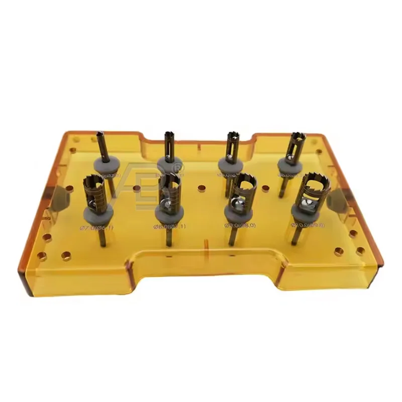 Original Dentium Trephine Bone Removal Tool Kit Drill Bits Dental Implant Instruments Dental Tools