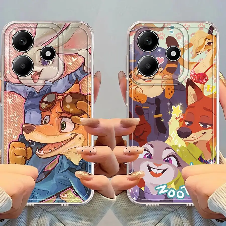 ديزني جودي نيك لينة غطاء الهاتف الحال بالنسبة ل Xiaomi Redmi ملاحظة 13C 12S 12 14C 9 9S 14 برو زائد 13 A4 10S 11S 11 #2