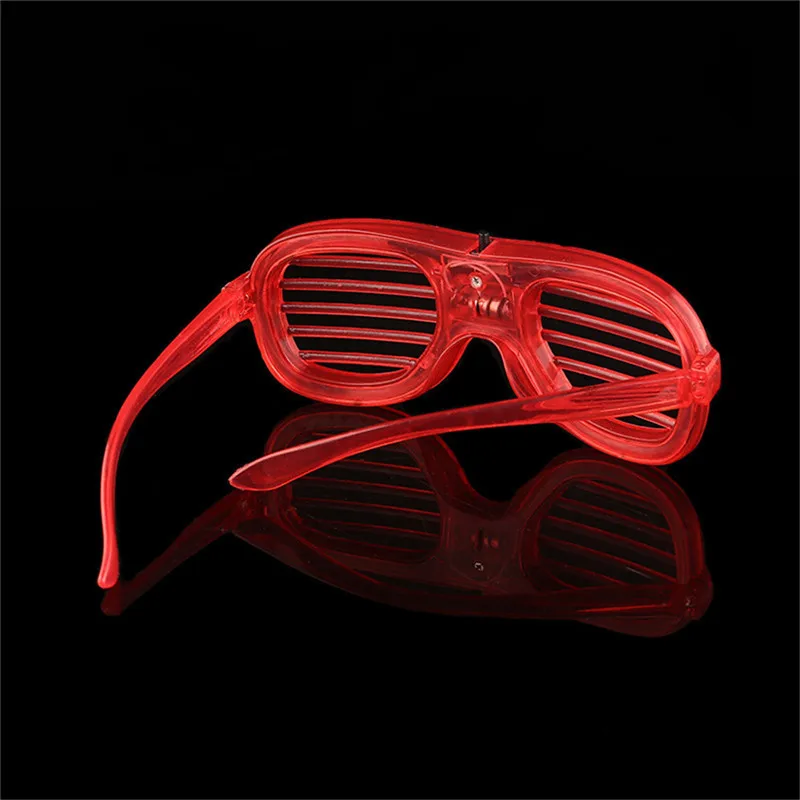 30Pcs Led Glow Up Glasses Light Up In The Dark Neon Shutter Shades Sunglasses Eve Party Favors Kids Adults Toys Supplies