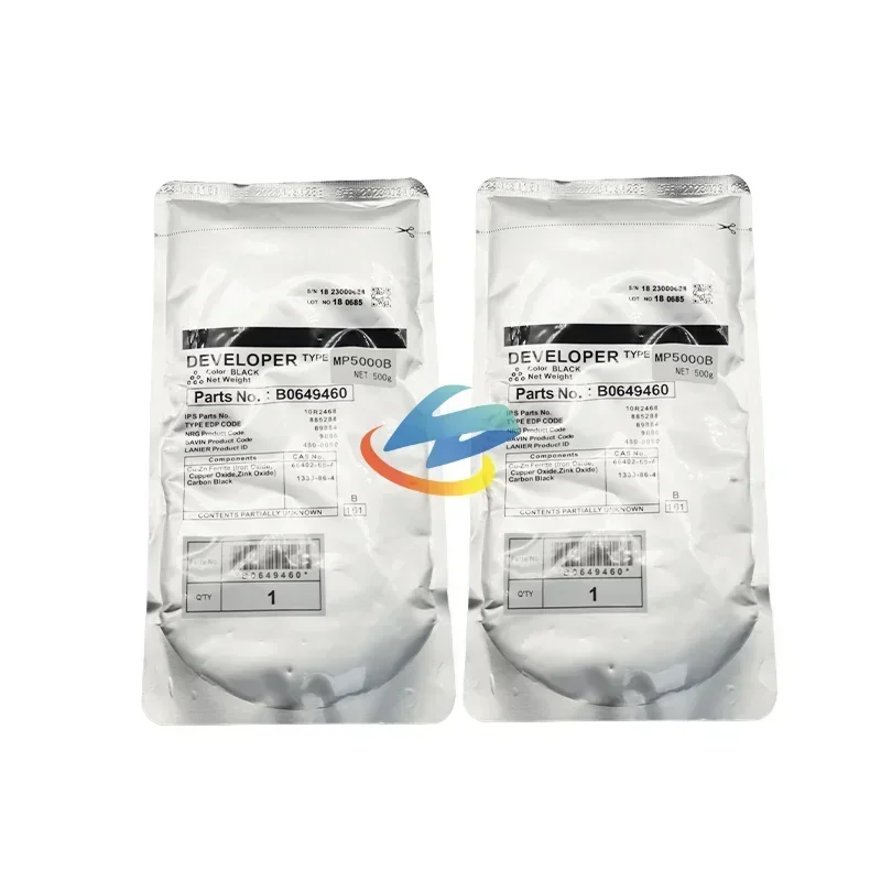 BK/500g MP5000 MP4000 B0649460 Developer Powder for Ricoh Aficio MP-3500 4500 4000 5000 Compatible MP3500 MP4500 MP4000 MP5000B