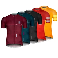 Ropa de Ciclismo de equipo de España para Hombre, uniforme de bicicleta de montaña, camiseta de manga corta, Jersey de Ciclismo de carreras