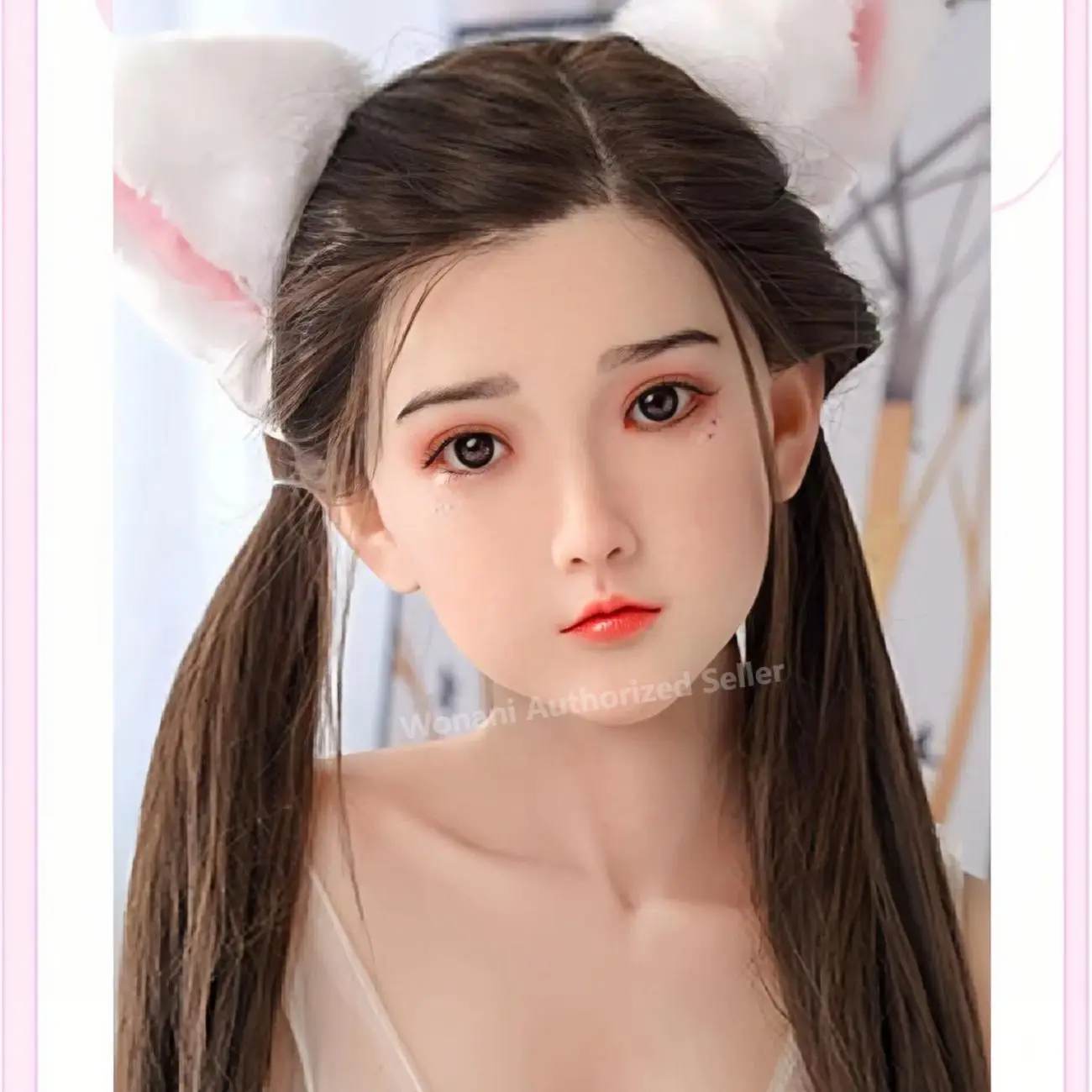 

【Wonanii】Подный класс TPE с большой головкой 97/XM, винтовой интерфейс M16 с открытым ртом и париком для учеников, полости рта, моющийся макияж