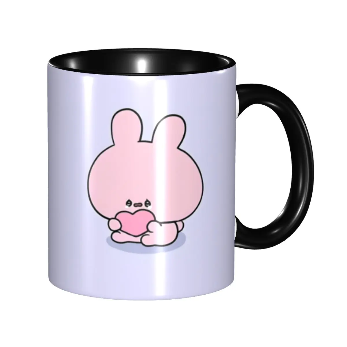 

Custom DIY A-Asamimichans Ceramic Mugs Digital Music Cute Cartoon Rabbit Coffee Cups Creative Present