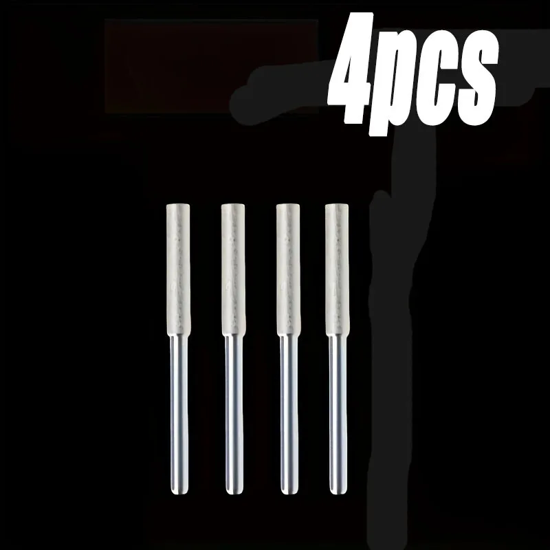 4Pcs Diamond Chainsaw Sharpener Set, Rotating Grinding Bit Files, for Chainsaw, Artificial Jade, Glass, Metal & Wood Polishing
