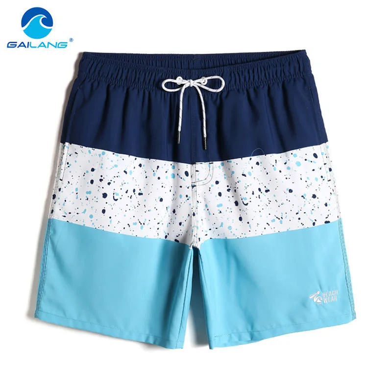 Gailang Brand Mens Casual Swim Shorts Beach Wear Board Short Men Sexy Swimwear Swimsuits Man Quick Dry Boardshorts Jogger Trunks