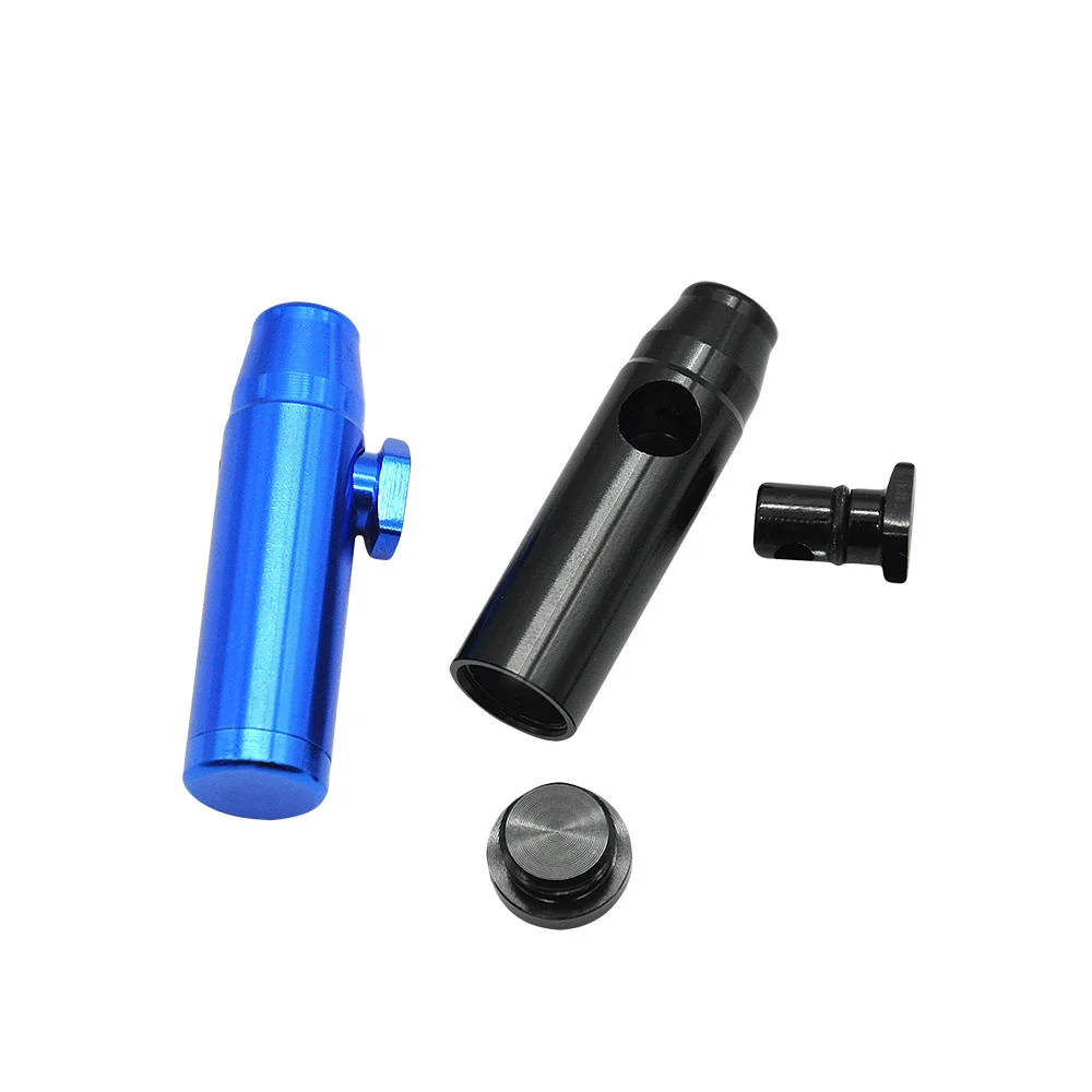 Portable Metal Bullet Dispenser Cool Gadget For Men Aluminum Alloy Leak-Proof Storage Bottle for Powder