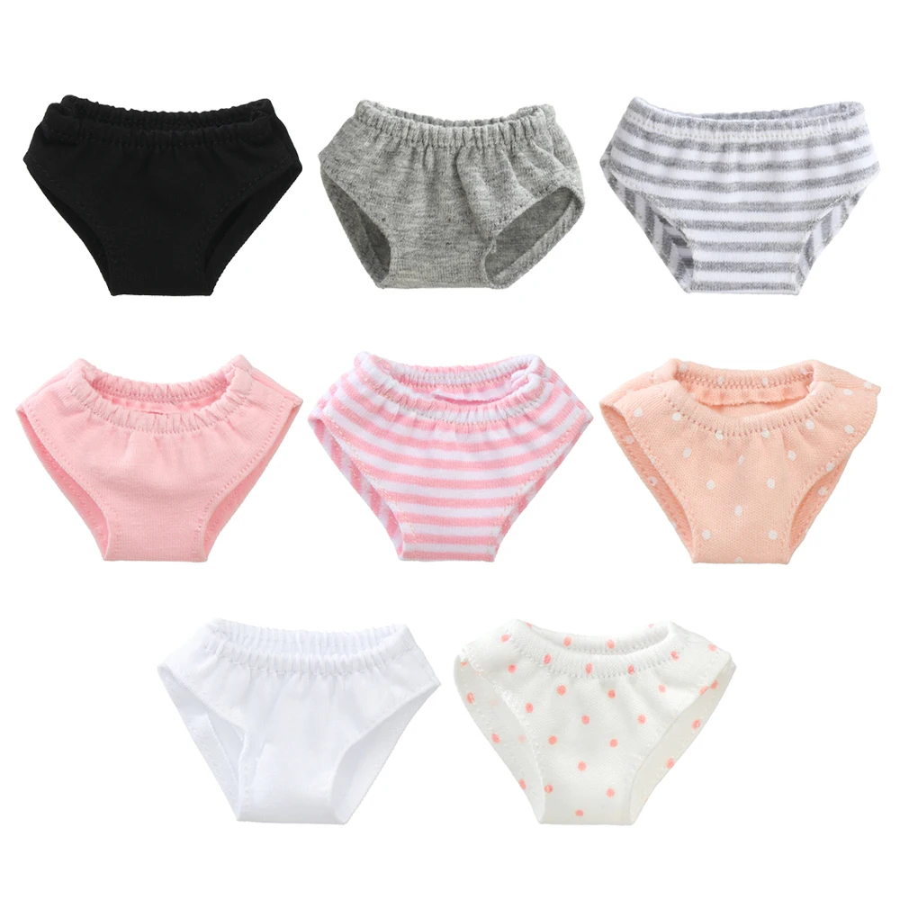 30CM Doll Clothes Underpants Fashion Shorts Stripe Briefs For 1/6 Dolls Accessories Kids Children DIY Doll Toys Girl Gift