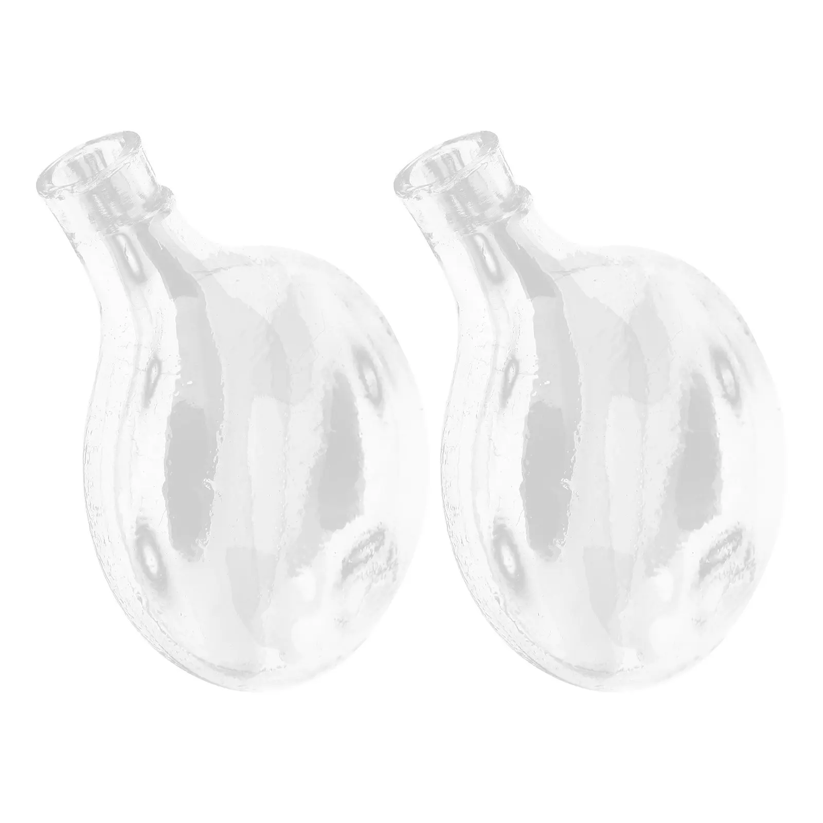 

2 шт. Сменные стеклянные плафоны для светильников, прозрачные, уникальной формы, для мягкого освещения, для потолочных светильников