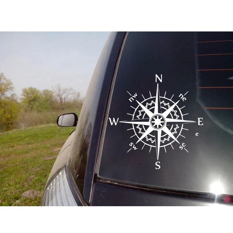 Scratch waterproof all kinds of compass cover car stickers, external accessories cartoon decorative window PVC decals