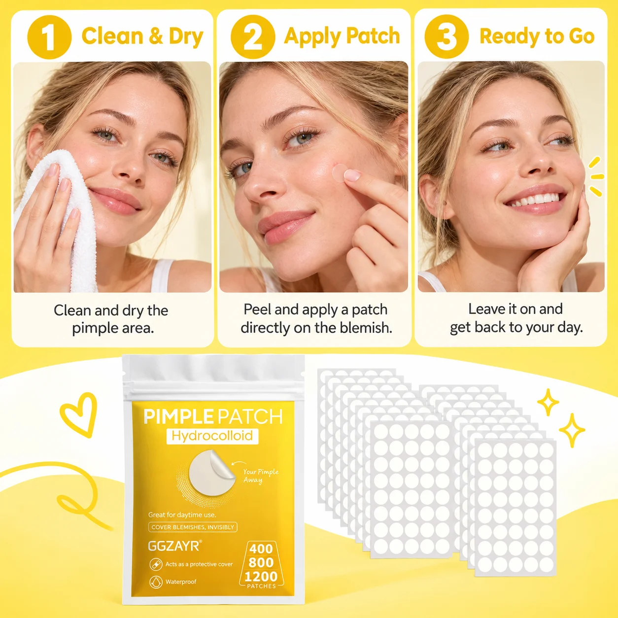 680PCS Invisible Look Pimple P - Face Moisturizer recension och pris