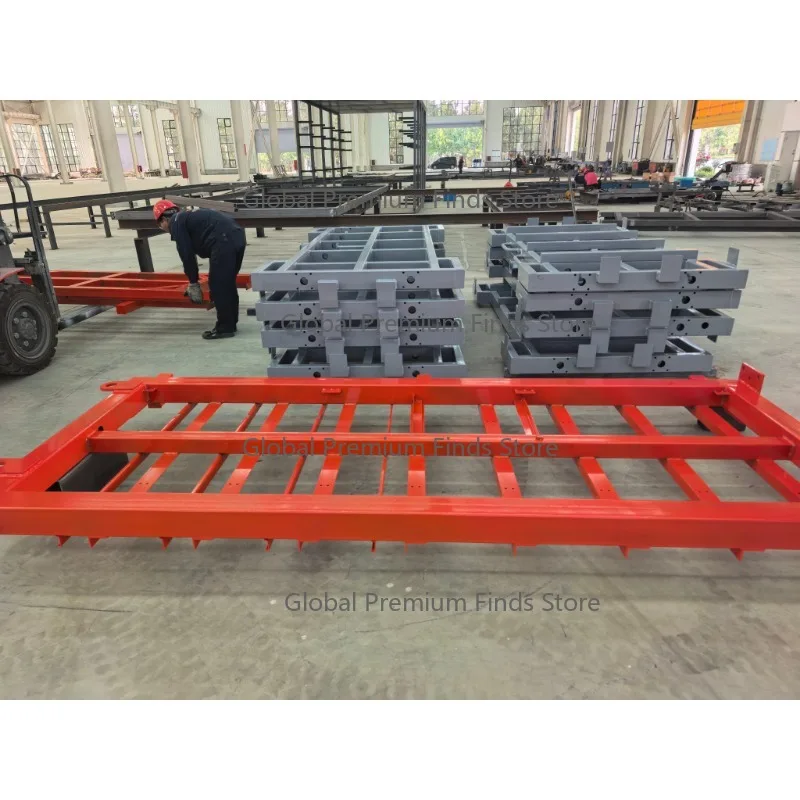 5-Layer Drive-In Pallet Rack | Drawer Type Sheet Metal Storage System for Forklift Operation