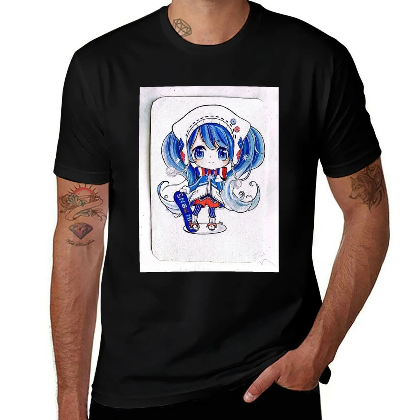 

Snow Miku 2016 finalist T-Shirt Aesthetic clothing funny gifts oversize t-shirts man summer shirt men clothes