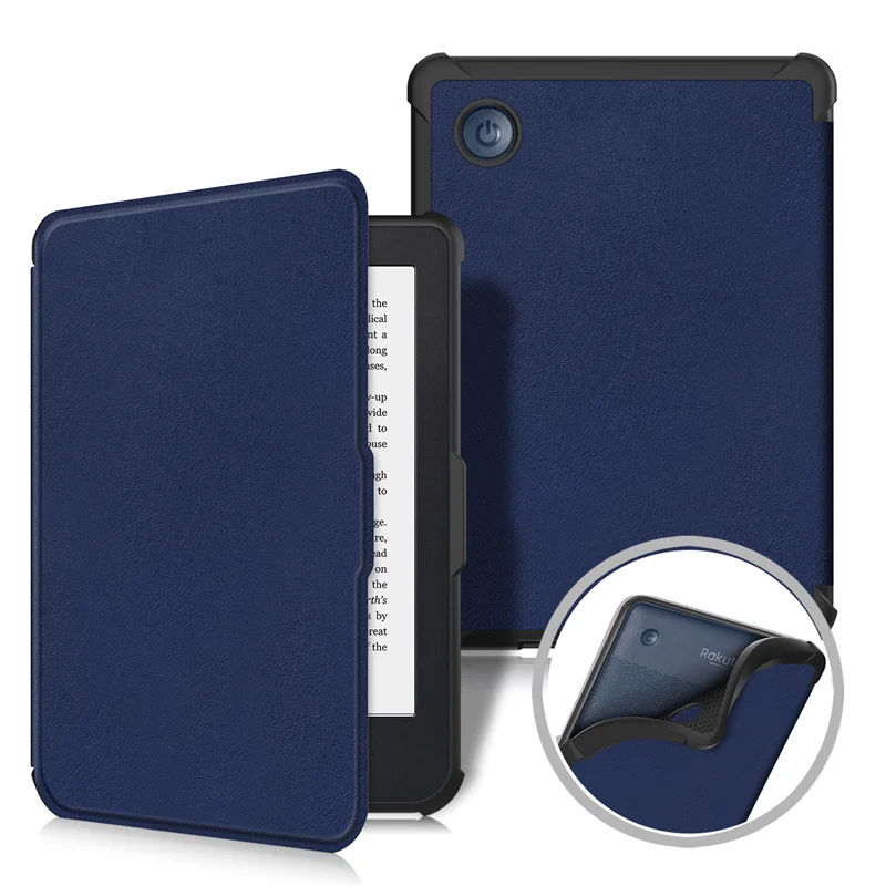 For Kobo Clara BW Case Hoesje 6 inch PU Leather Soft Back Flip Smart Cover For Funda Kobo Clara Colour Kobo Clara 2e Case Coque