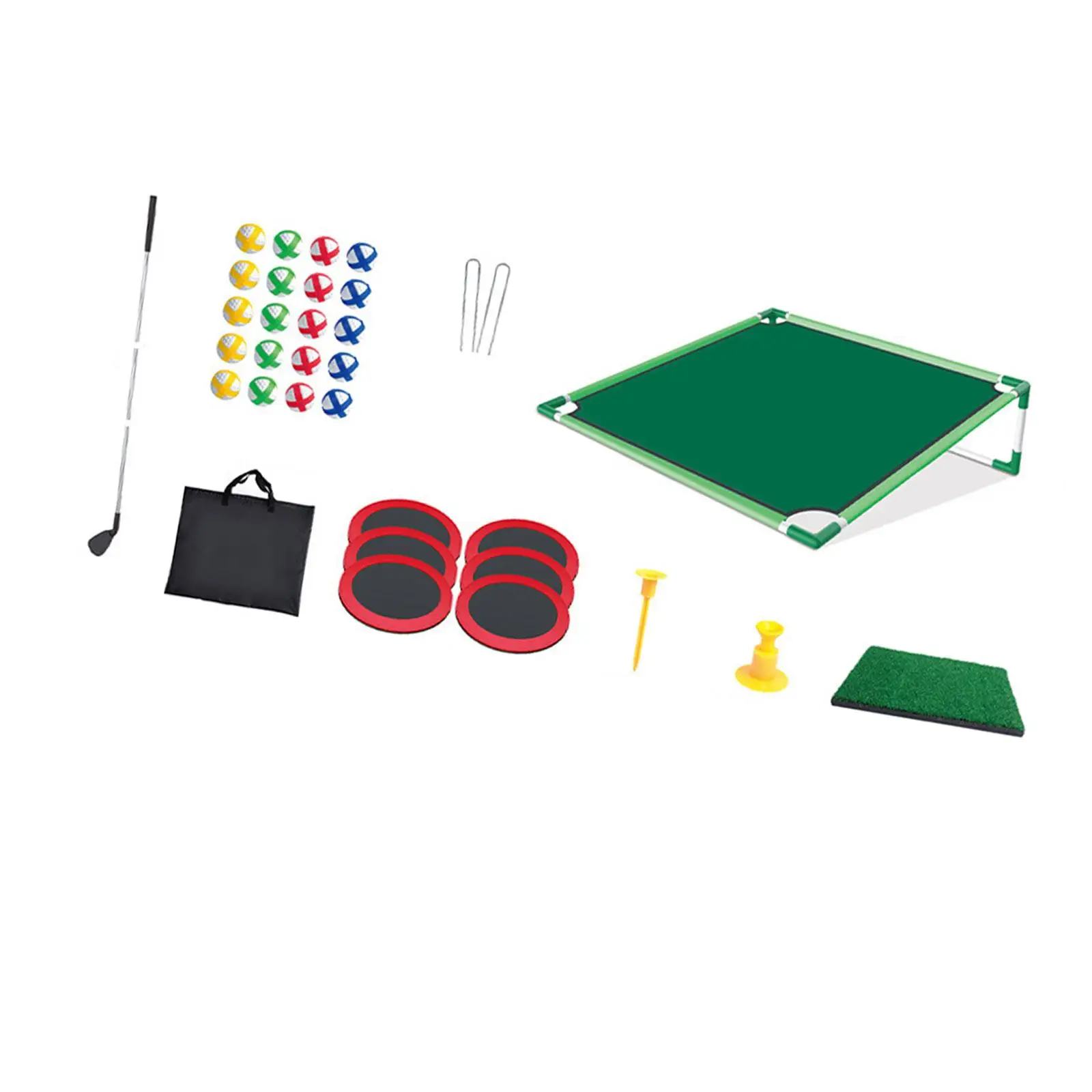 Golf Pong Set Golf Putting Practice Training Aid for Beach Party Birthday