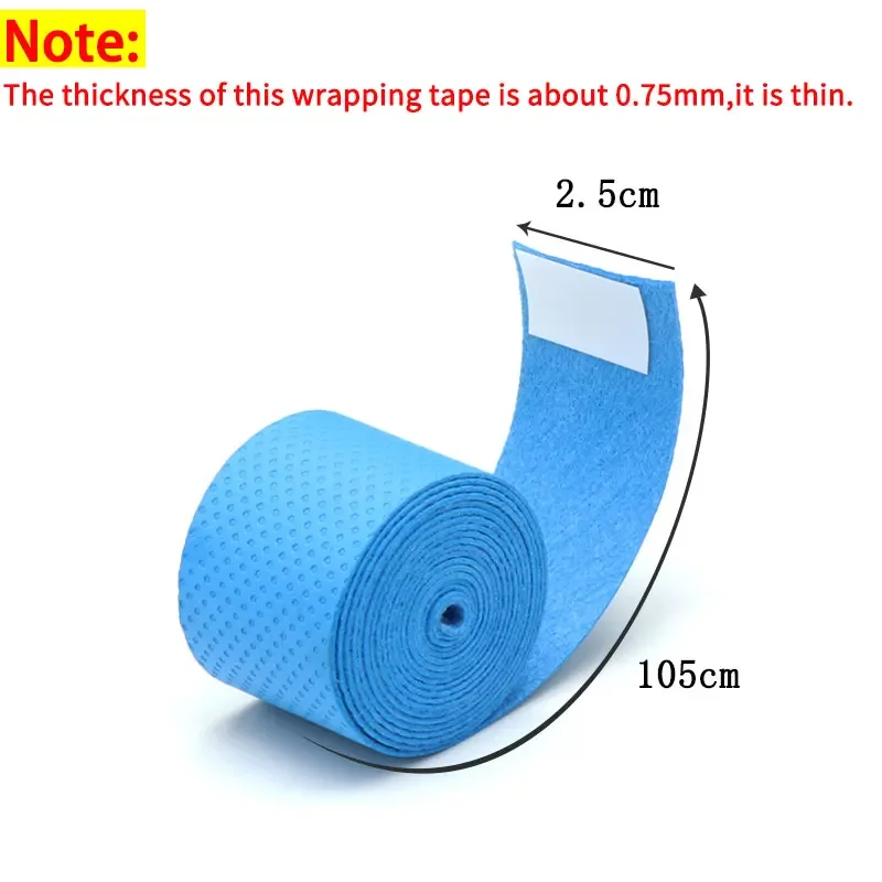 1/5/10Pcs  110cm Hand Gel Antiperspirant with Non-slip Wrap Strap Fishing Rod Badminton Racket Handle Wrap