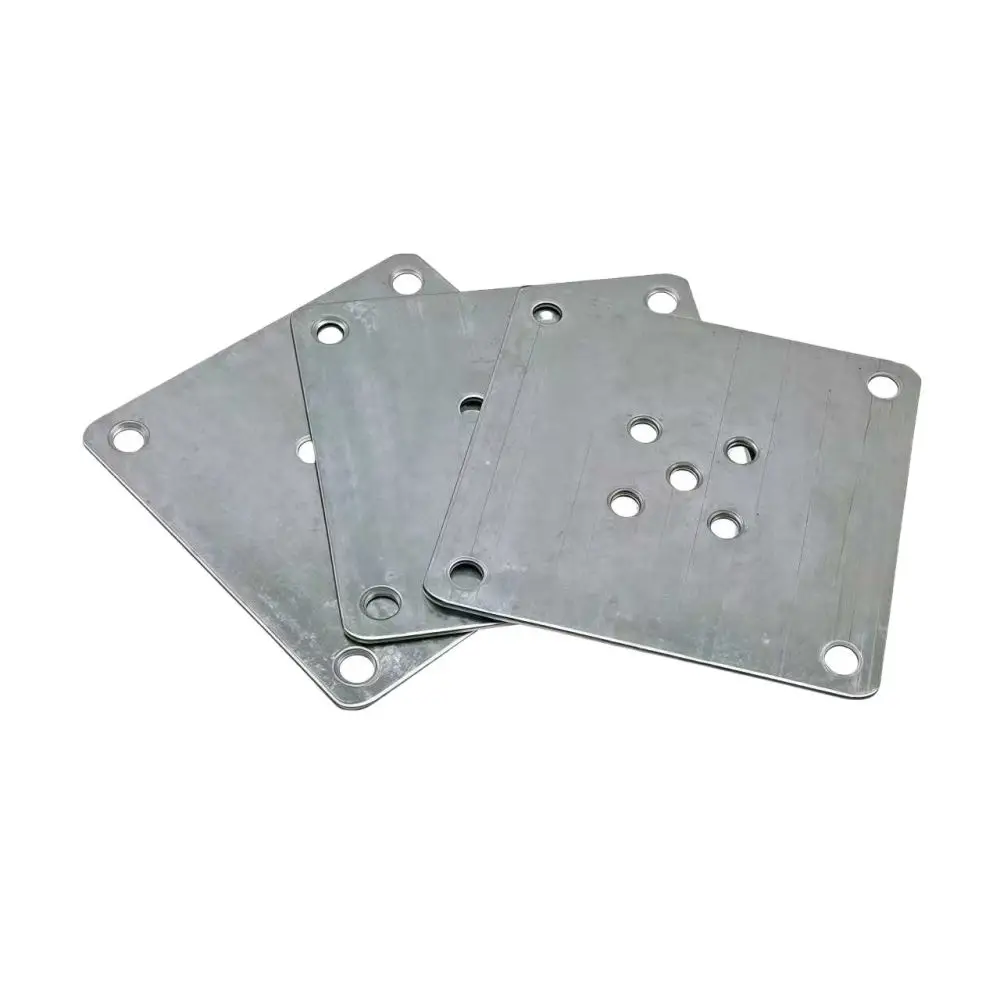 Durable Metal Mounting Plate For Furniture Legs Attachment Connector Iron Fitting For Sofa Desk Cabinet Feet Hardware Tool