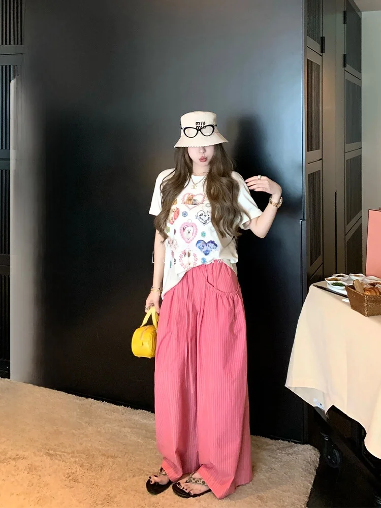 taille-haute-dstring-pantalons-decontractes-femmes-ete-design-sens-ample-jambe-large-pantalon-dentelle-rayure-coreen-sle-tube-droit-pantalon