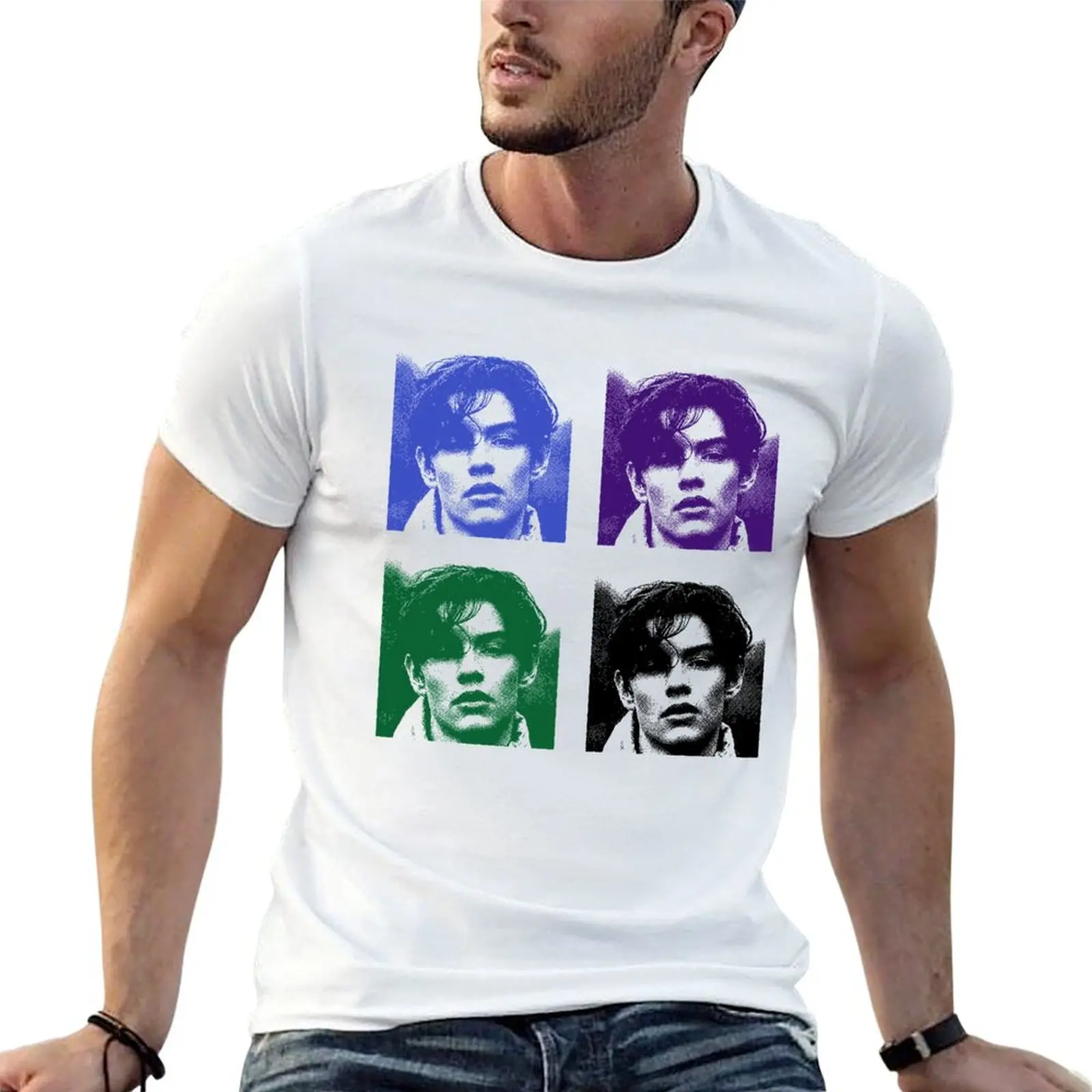 Louis Partridge T-Shirt cotton tshirt 100% funny t shirts dark humor t shirts with prints T-shirt