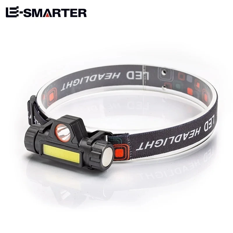 Headlamp Rechargeable Headlight  USB Charging Led Ultra Powerful Head-mounted Searchlight Battery Camping Hunting Fishing Hiking