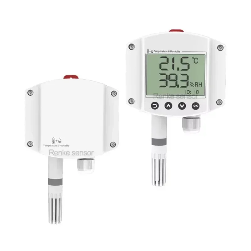 RS485 Digital Smart Waterproof High Air Temperature and Humidity Sensor Wall Mounted Temperature and Humidity Sensor 4-20mA 0-5V