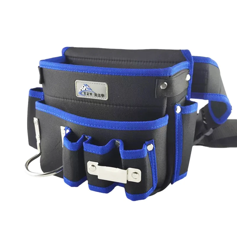 New Multi-functional Electrician Tools Bag Waist Pouch Belt Storage Holder Organizer Garden Tool Kits Waist Packs Oxford Cloth