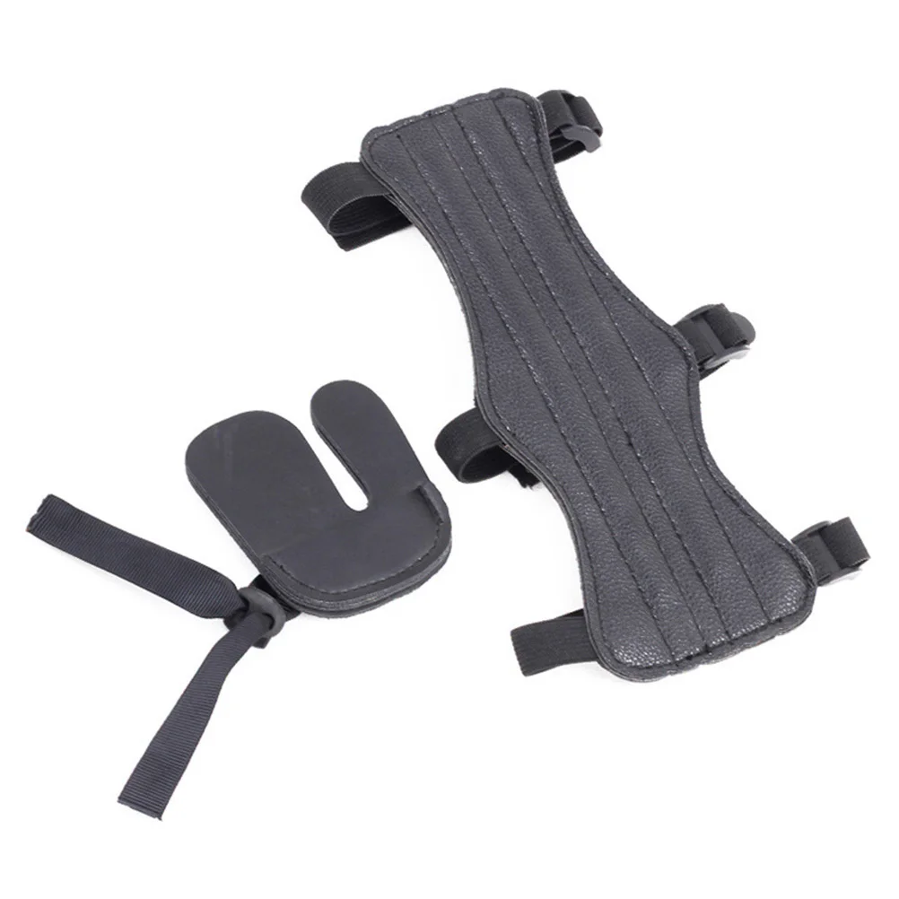 1 مجموعة 1 مجموعة المحمولة الرماية واقي للذراع قابل للتعديل حامي الاصبع لاطلاق النار الصيد الرياضة في الهواء الطلق خفيفة الوزن قابل للغسل #2