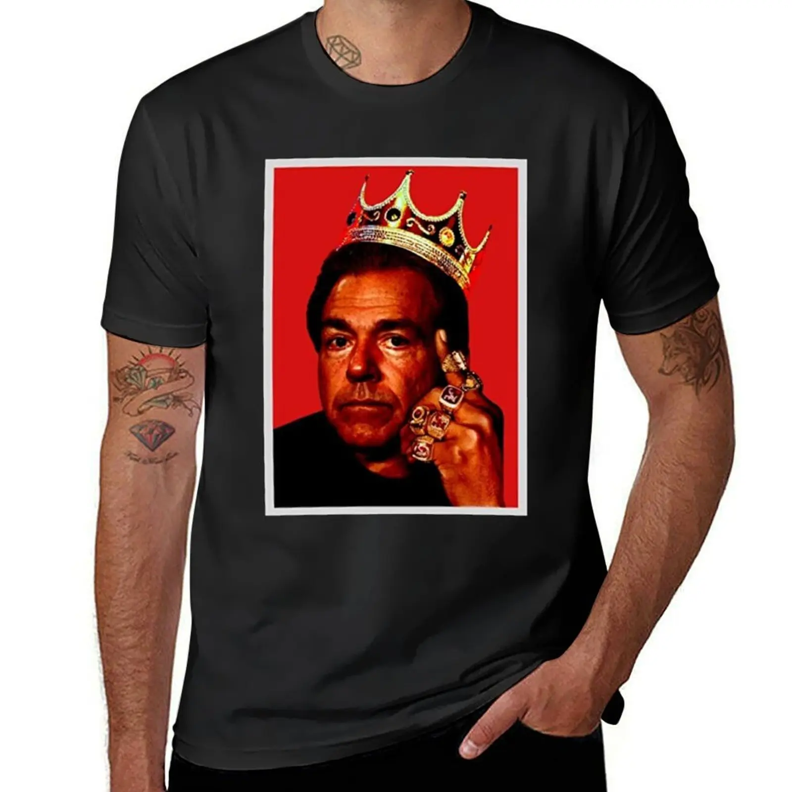 Nick Saban Rings T Shirt T-Shirt plus sizes customs design your own oversizeds slim fit t shirts for men