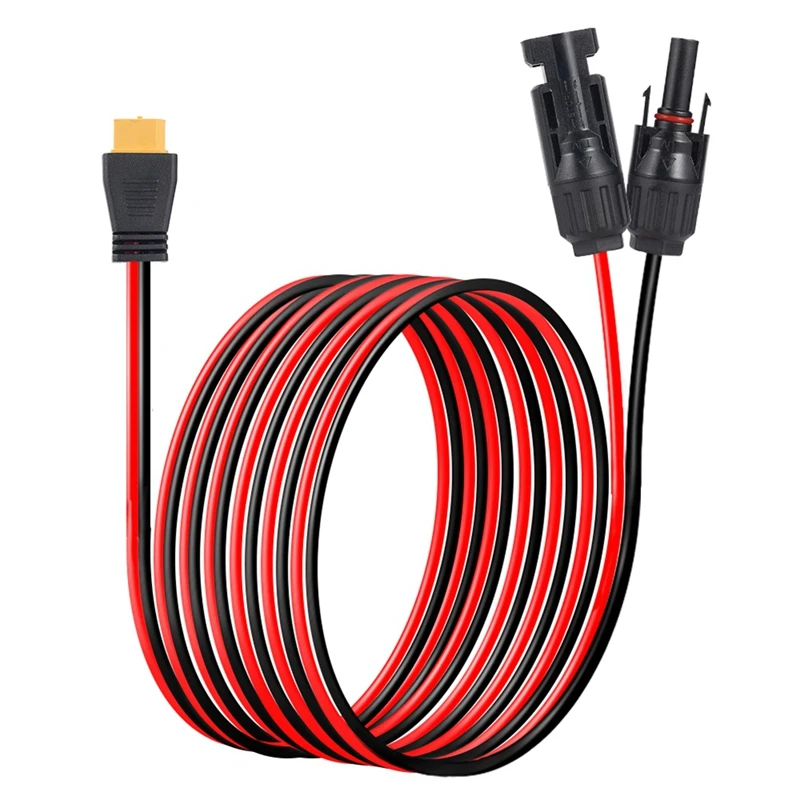 

12AWG 6M XT60 Female Extension Cable Quick Connector For Auto RV Motorcycle Solar Panel Battery Charging Cable