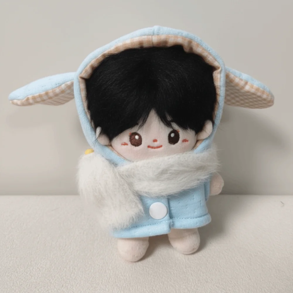 

Одежда с длинными ушками 10 см, хлопковая одежда, шарф, толстовка, одежда, костюм, милый комплект одежды, аксессуары