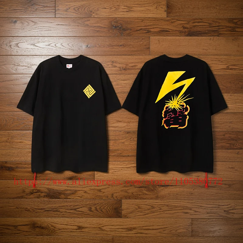 2026 New Season Beams Men's T-Shirt 100% Cotton  Geometric Print Oversized Casual Streetwear Short Sleeve Top Fast Shipping