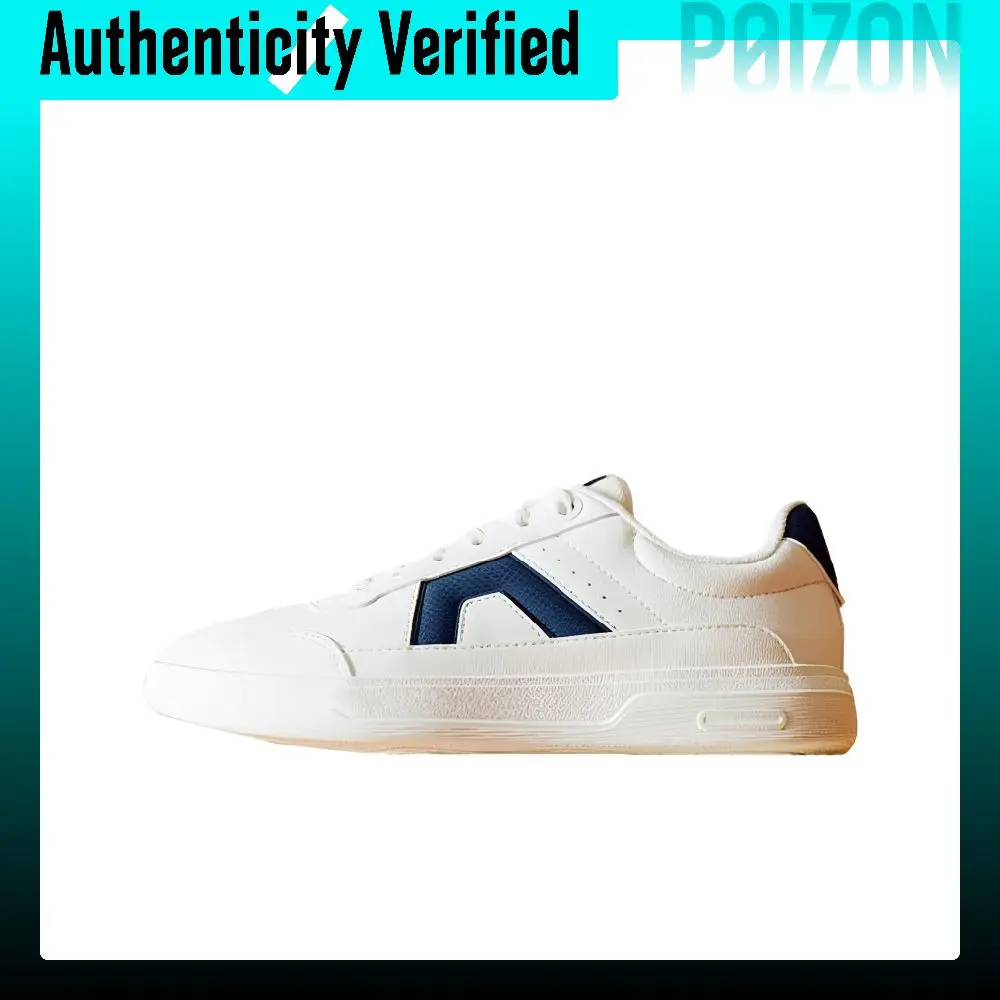 Anta Slip Resistant Cushioning Slip Resistant Cushioning Low top Skateboard Shoes Women's White Blue 922538026-4