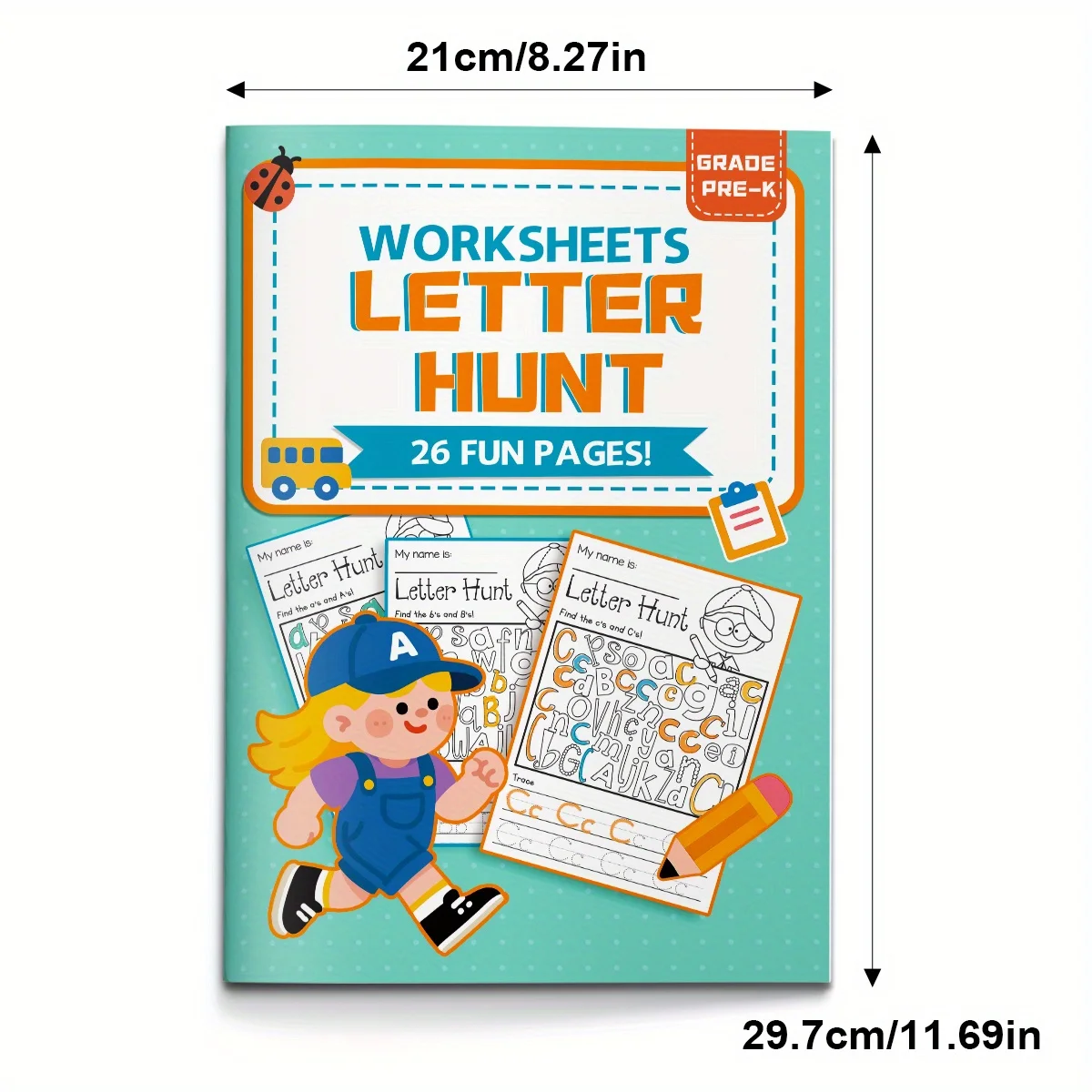 Alphabet Tracing and Coloring for Kids: A Bright and Engaging Workbook to Build Letter Recognition, Fine Motor Skills