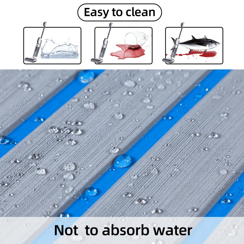 Hongyun Blueprint source factory of marine parts Non-Slip EVA Yacht Boat Flooring 240cmx45cmx6mm(94.5''x17.72'' x0.24'')