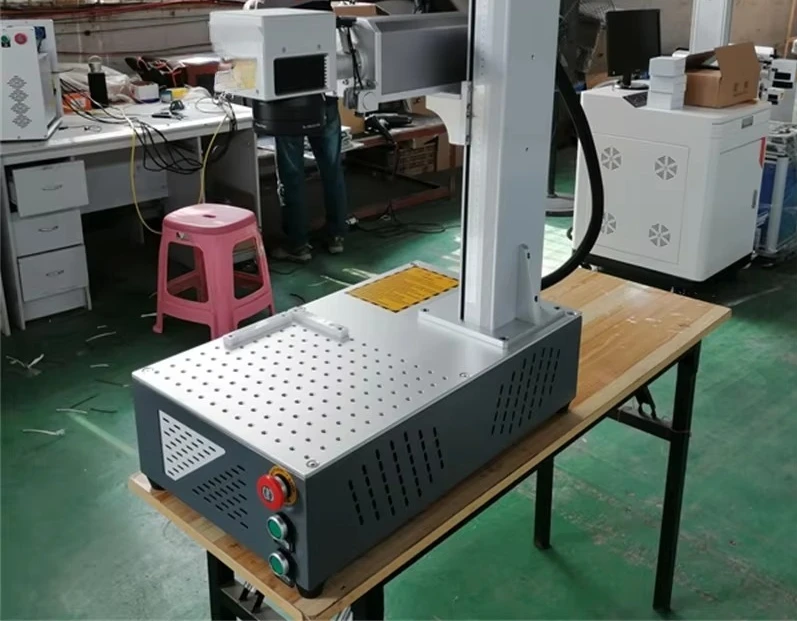 20W Raycus Fiber  Marking Machine Water-Cooled CNC Portable Desktop for Metal Jewelry ABS PC AI/DXF/EZCAD/LightBurn