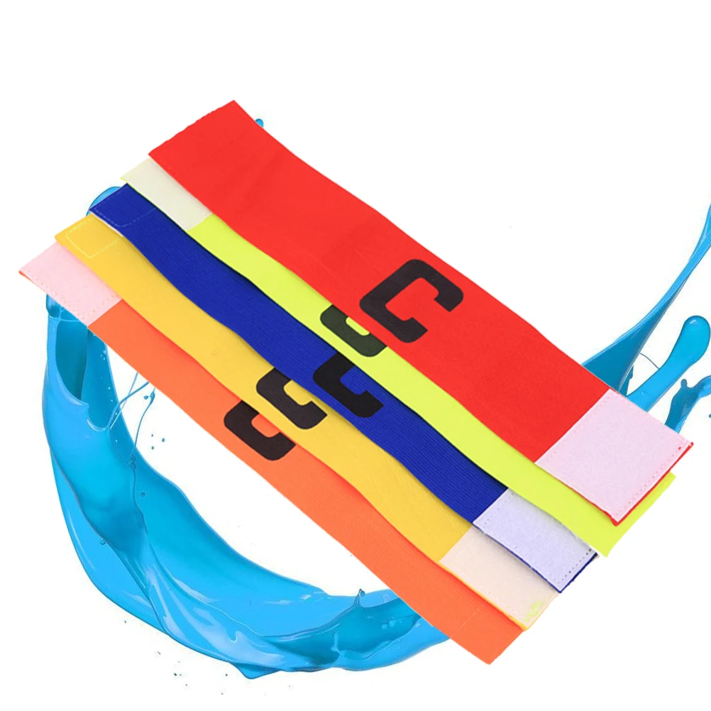 5 قطع كرة القدم الكابتن شارة فريق الرياضة كرة القدم العصابات الرجبي شارات لون مشرق