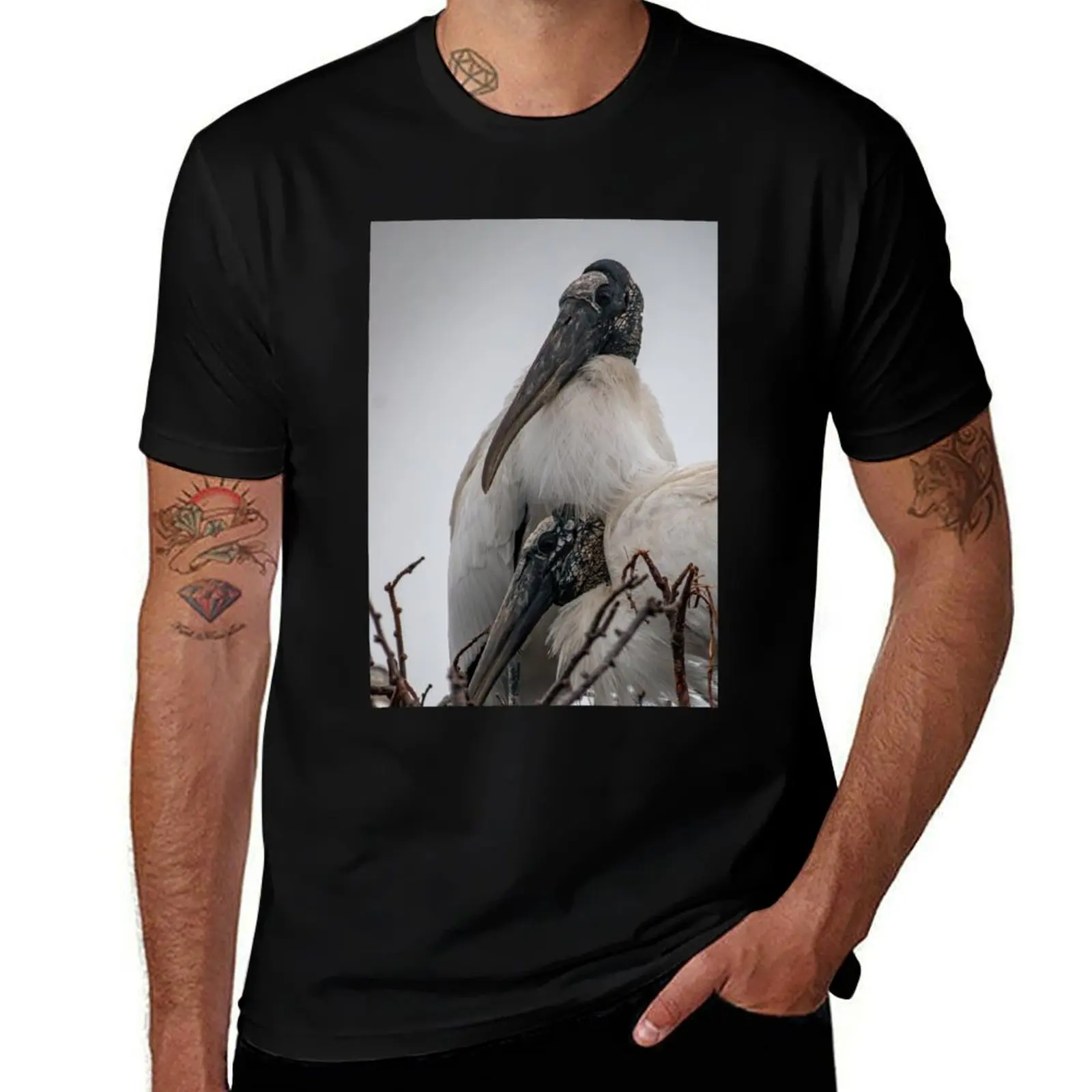 

Nesting Wood Storks T-Shirt funny costumes shirts graphic man t shirt fitted t shirts for men