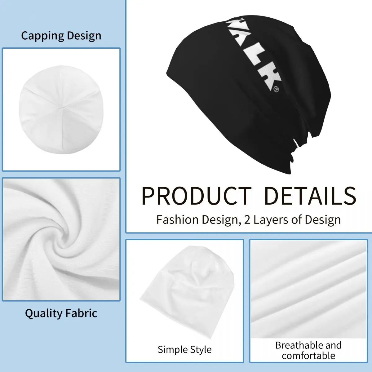 Airwalk شعار للجنسين الكبار بيني قبعات محبوك بونيه قبعة دافئة أزياء الخريف الشتاء في الهواء الطلق Skullies القبعات