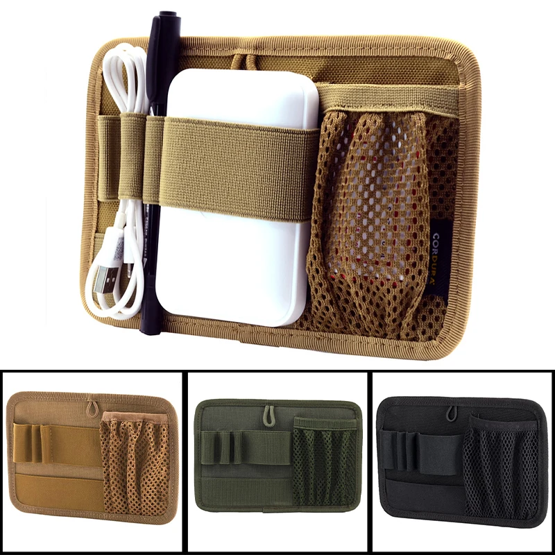 Tactical Molle Bag Insert Modular Accessories Equipment Key Holder Pouch Wallet Belt Utility Mesh Organizer Tool Pouch