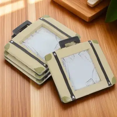 

4Pcs Suitcase Photo Frame Unique Family Photo Holder Desktop Display Decorative Creative Picture Frame Modern Picture Frames