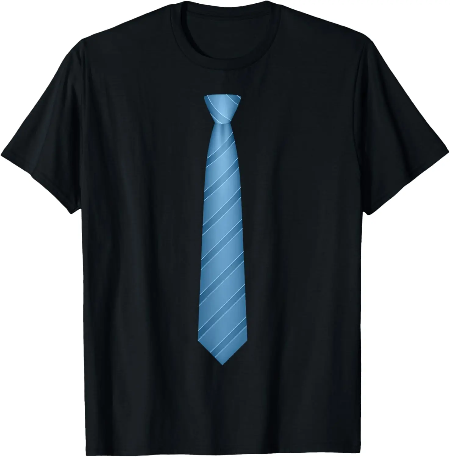 Light Blue Tie, Necktie Funny Dress Graphic T-Shirt