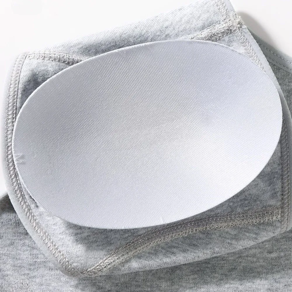 

Хлопковое нижнее белье с прямоугольными плечами, невидимая съемная подушечка, подплечник, бюстгальтер, нижнее белье, бесшовный беспроводной бюстгальтер, коррекция фигуры