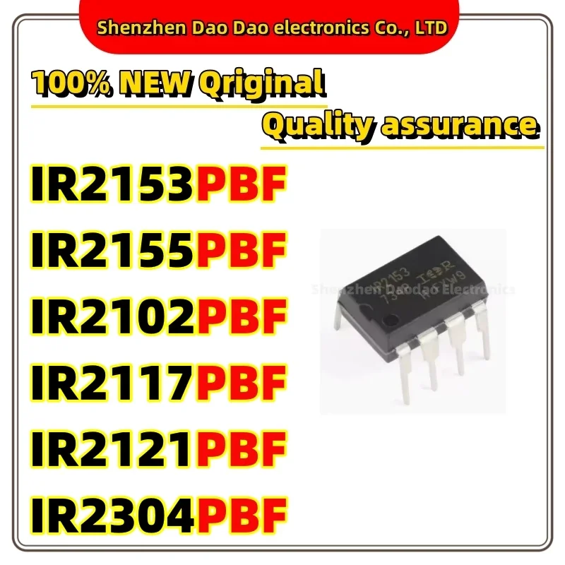 10Pcs IR2153PBF IR2155 IR2102 IR2117 IR2121 IR2304 PBF IC Chip DIP-8