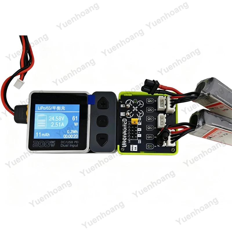 1PCS For B6 Neo Series Charging Expansion Board 1S Reserved Ports Ready-to-use Connection Adapter Plate Upgrades for RC Drone view 4