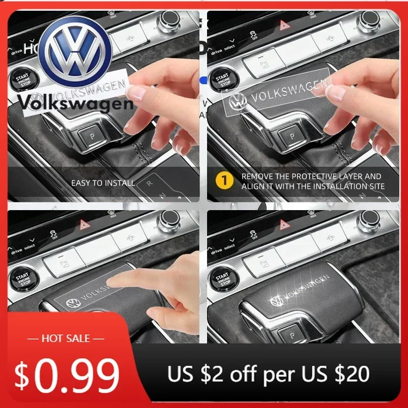 

Для VOLKSWAGEN VW 2025: Горячая новинка! 2/5/10 шт. 3D металлические эмблемы-наклейки для автомобиля, декоративные значки, наклейки для интерьера Volkswagen VW Golf Polo