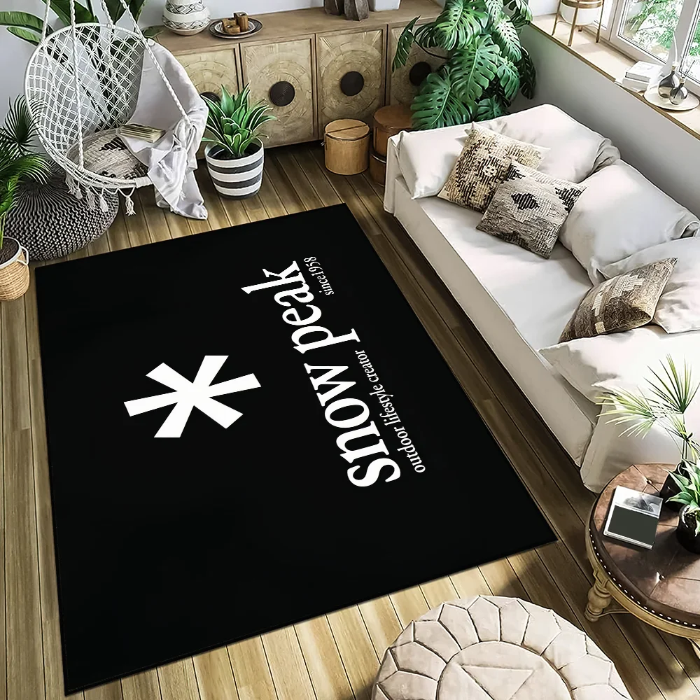 Tapis de porte avec Logo s-snow p-peak, antidérapant, lavable, pour cuisine, salon, couloir, salle de bain, décoration