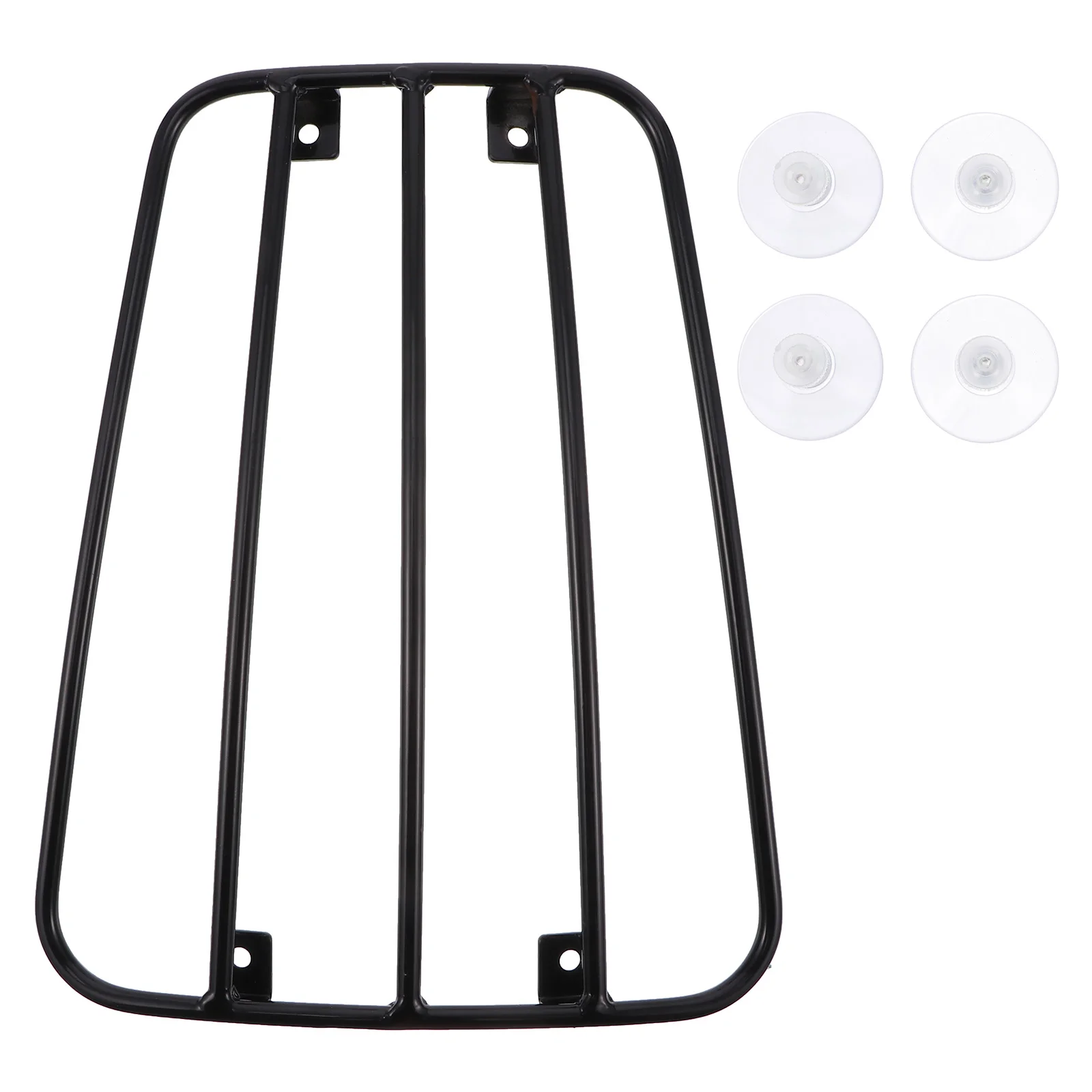 

Fuel Tank Luggage Rack for Motorcycle Iron Storage Shelf Heavy Duty Suction Mount Bracket Long Life Practical Support