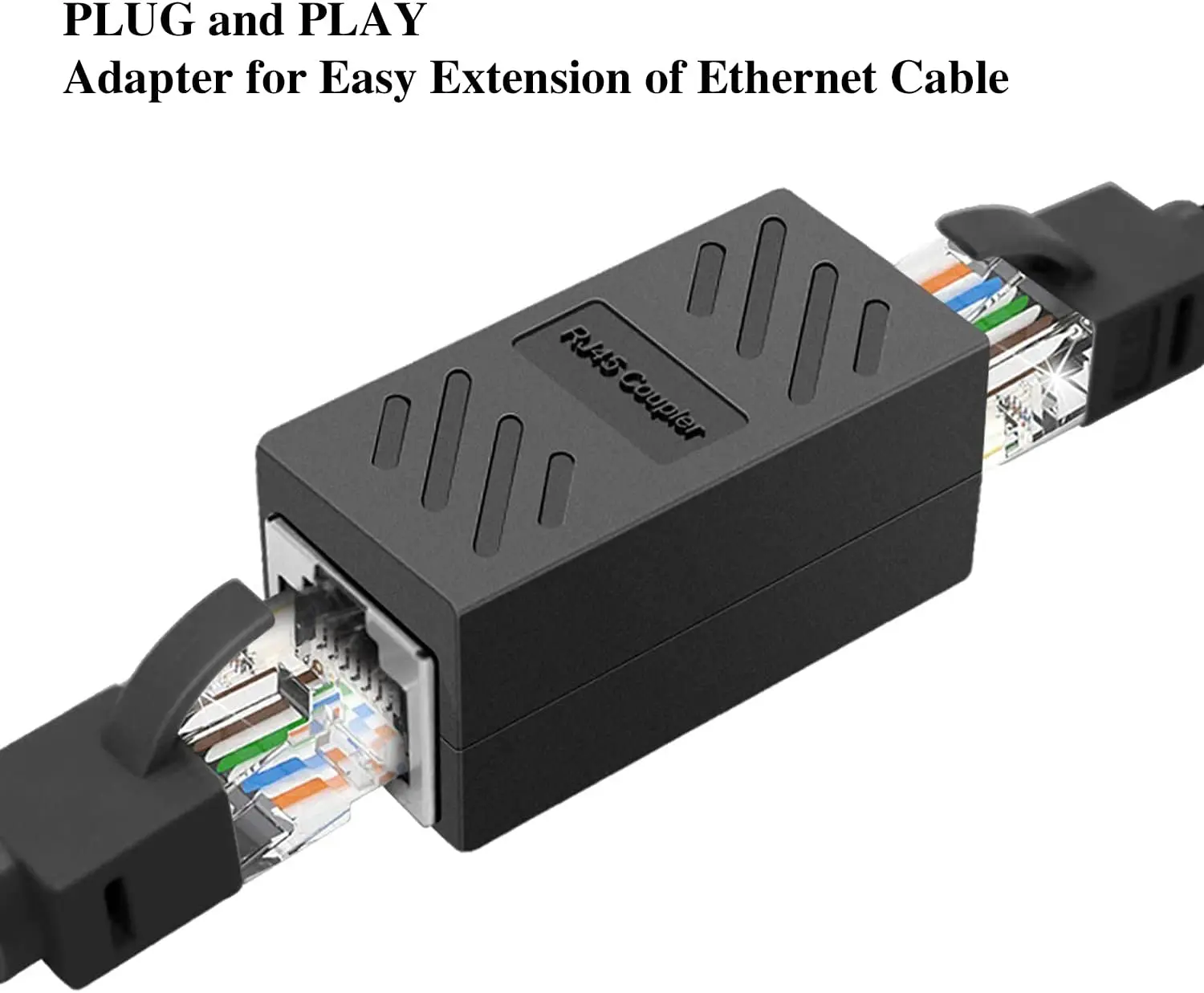 5-20pcs Ethernet Cable Extender,RJ45 cat 5 cat 6 cat6a Coupler, Extender Connector - Ethernet Coupler Female to Female